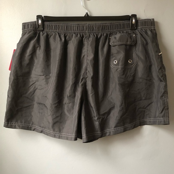 NWT Free Country Women’s Plus Size Gray Swim Board Shorts, Swimsuit bottom 2X - Picture 2 of 16